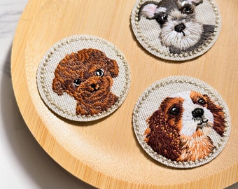 BUNDLE EXCLUSIVE Adorable Puppy Patch for Kid DIY Craft for Bag Work for Diy Lover Dog Decor Art Supply for T Shirt Lover Gift for Her