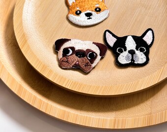 BUNDLE EXCLUSIVE Cool Puppy Patch for Shiba Inu Lover Patch for Jacket DIY Supply for Craft for Kid Backpack IronOn Patch for Tee Shirt Gift