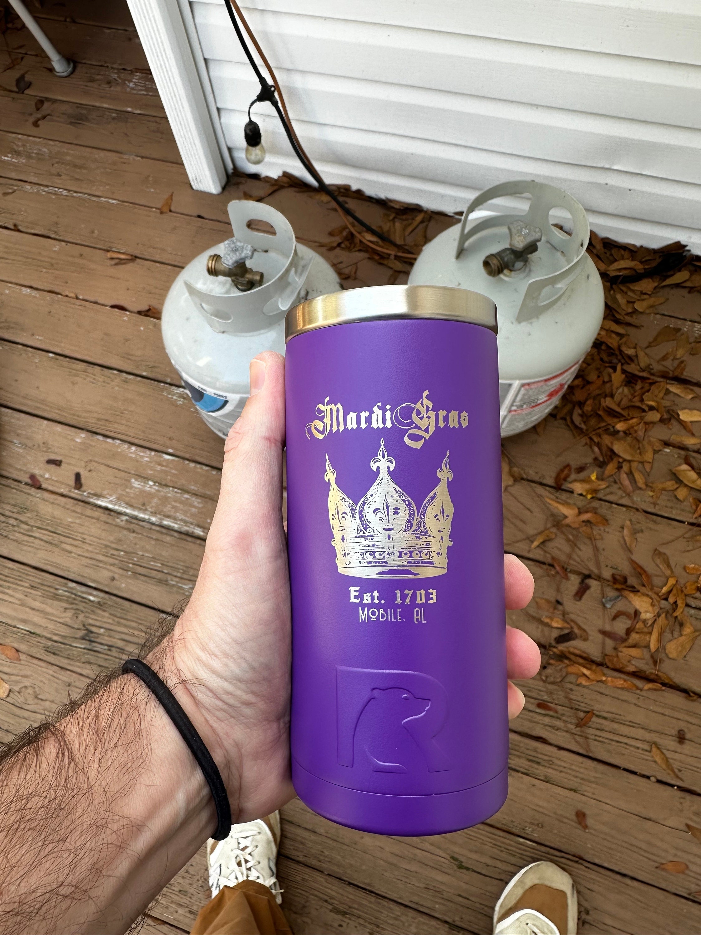 rtic mardi gras tumbler