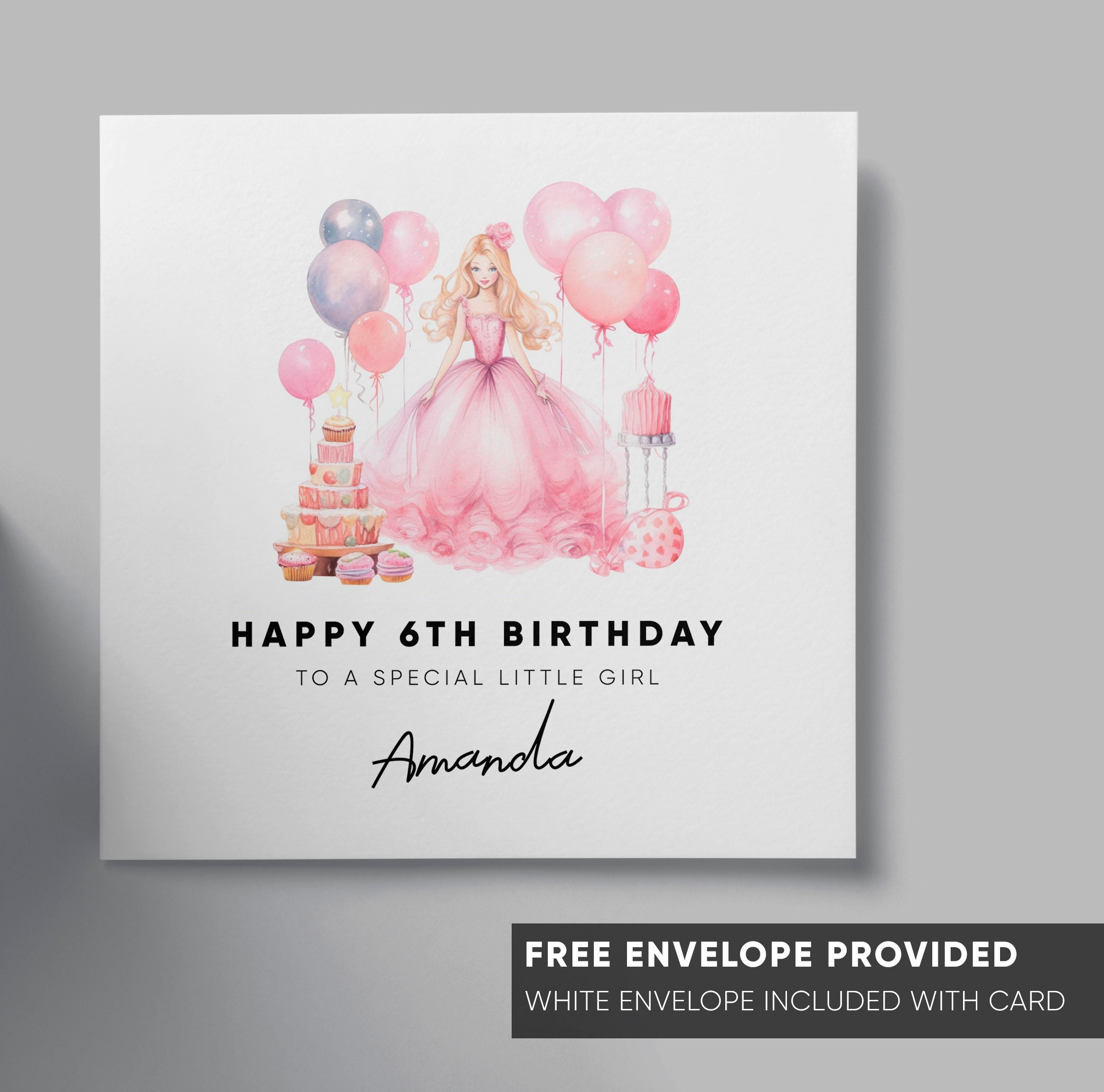 Buy Barbie Birthday Card Online In India Etsy India