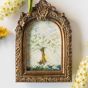 Tree of Life Miniature Oil Painting