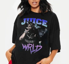 Juice WRLD ''Purple'' Hoodie – Vintage Rap Wear