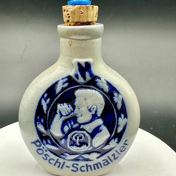 German Ceramic Snuff Bottle