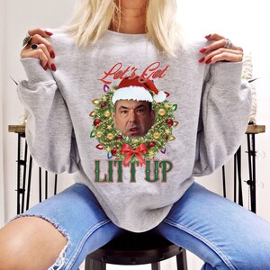 Louis Litt Let's Get Litt Up Christmas Ugly Sweater t-shirt, hoodie, sweater,  long sleeve and tank top