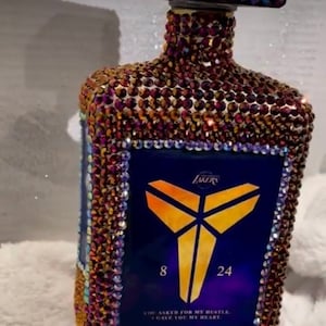 Kobe bedazzled bottle