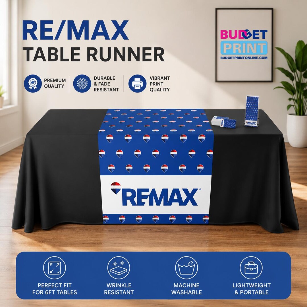 Remax 6ft Table Runner | NEW Remax Logo - Etsy