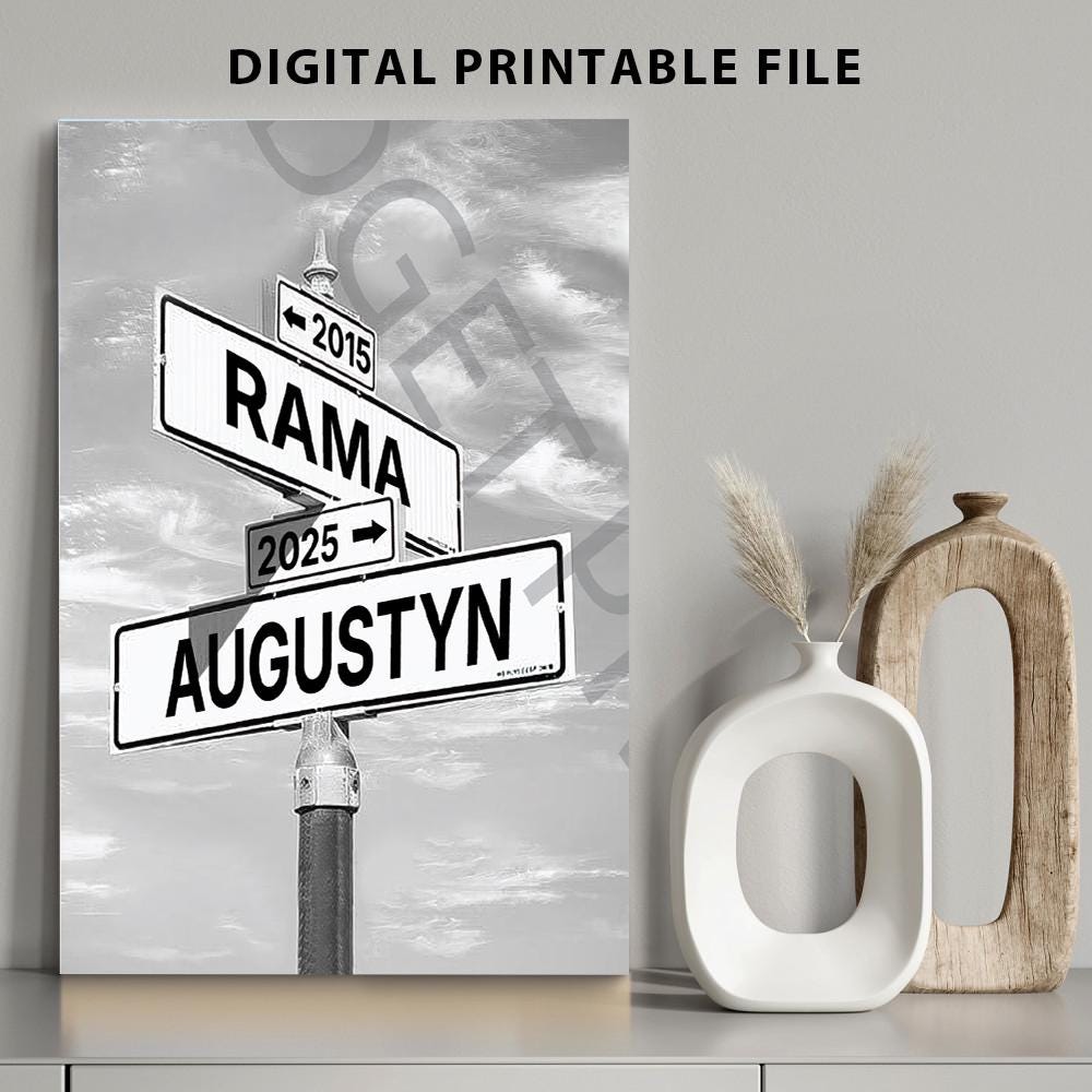 Strret Sign Photo Cards Personalized Wedding Street Sign Print (downloadable File) - Etsy