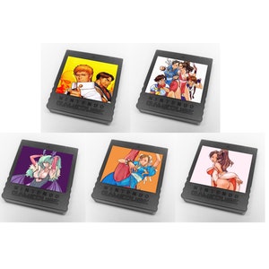 Custom Capcom vs. SNK 2 EO Nintendo GameCube Memory Card Stickers