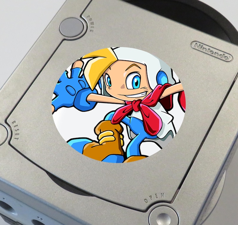 Gamecube Customization Sticker Custom Misc SEGA (phantasy Star Online, Super Monkey Ball, Skies of ...
