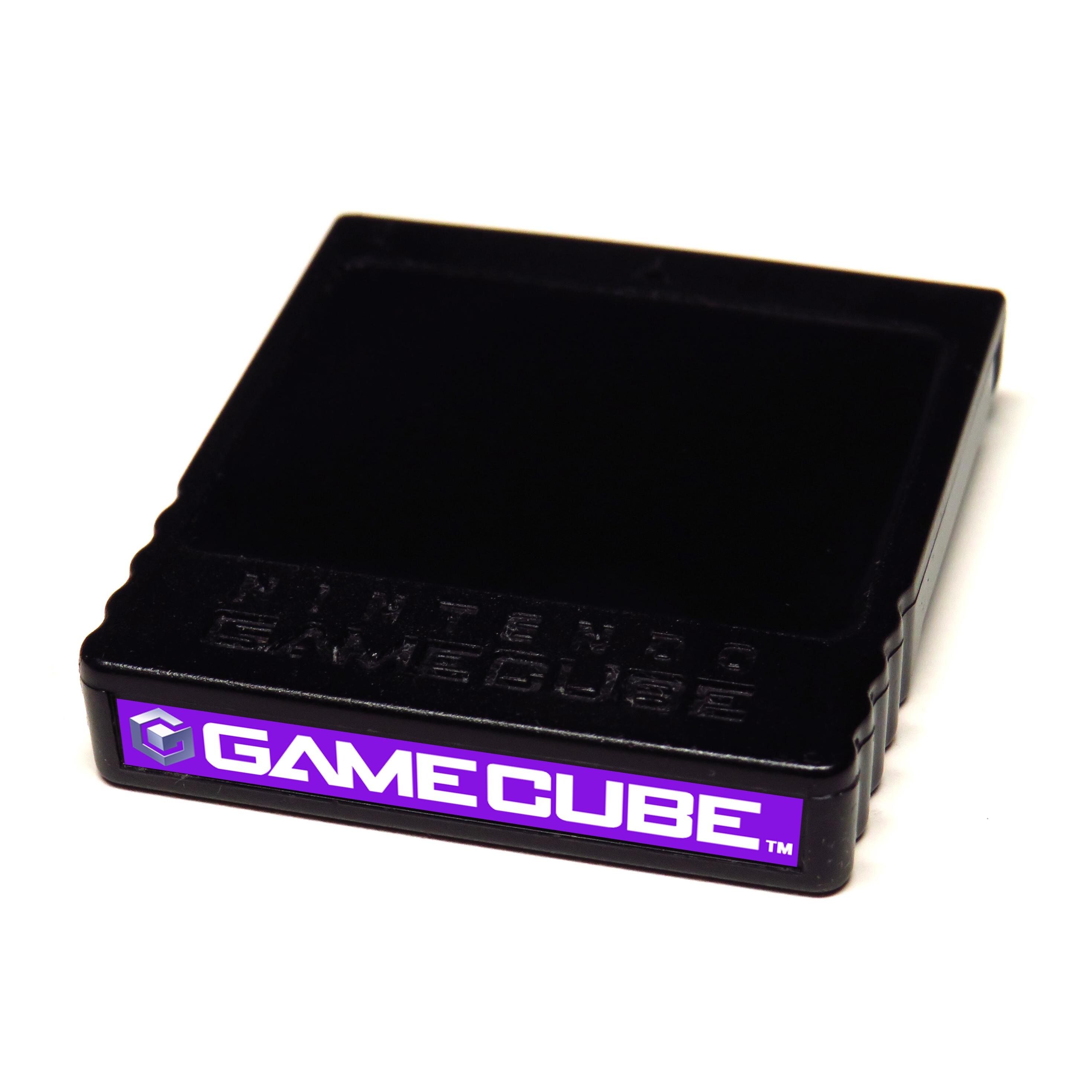 Gamecube Customization Sticker Gamecube Logo - Custom Nintendo Gamecube Memory Card Sticker (front) - Etsy