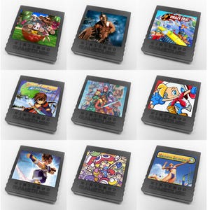 Custom Misc Sega (Super Monkey Ball, Crazy Taxi, Skies of Arcadia) Nintendo GameCube Memory Card Stickers - You Pick!