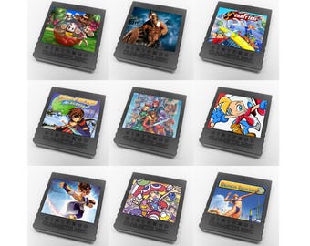 Custom Misc Sega (Super Monkey Ball, Crazy Taxi, Skies of Arcadia) Nintendo GameCube Memory Card Stickers - You Pick!