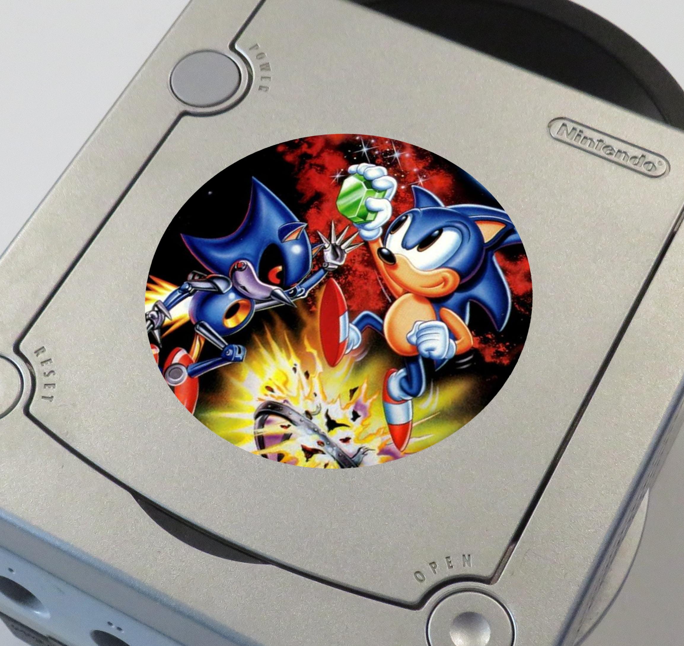 Gamecube Customization Sticker Custom Classic Sonic the Hedgehog (genesis, Game Gear, Sonic R, Sonic ...