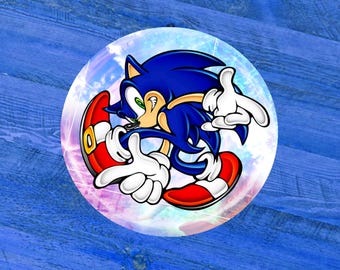 Custom Sonic Adventure, 06, Secret Rings, Black Knight, Unleashed, Generations, Frontiers 3in Circular Stickers