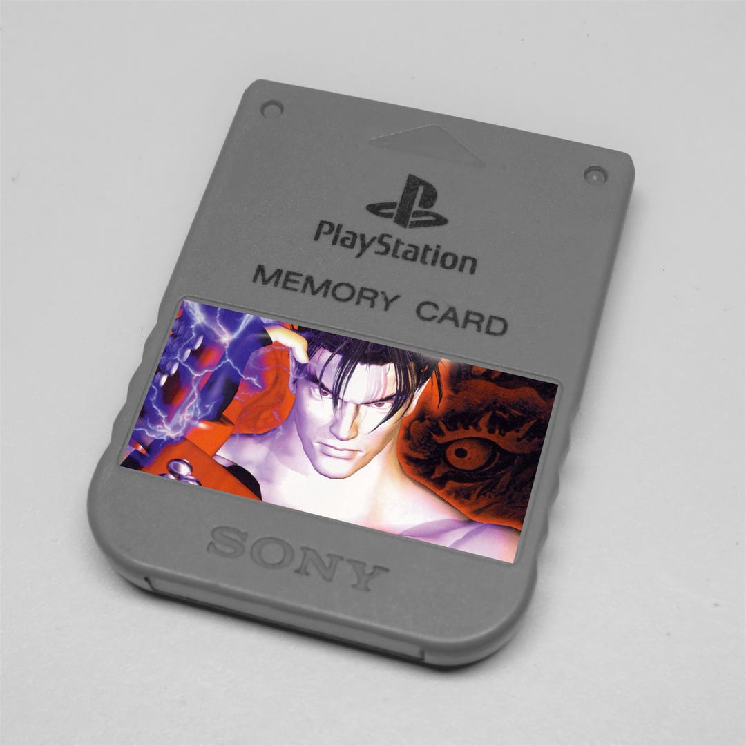 Custom Tekken Playstation Memory Card Stickers - You Pick! - Etsy