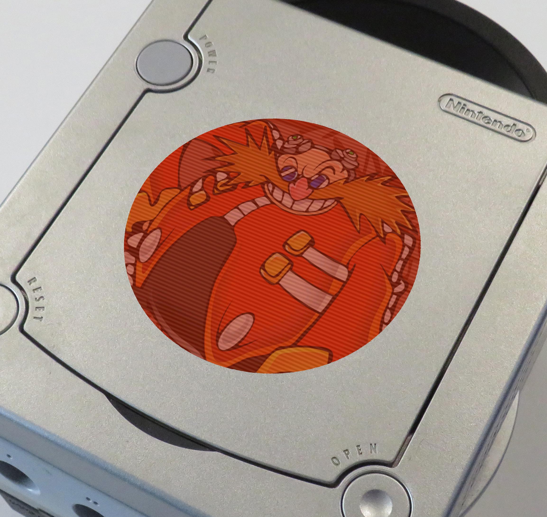 Gamecube Customization Sticker Custom Sonic Sonic the Hedgehog (sonic Adventure, Heroes, Shadow, Mega ...