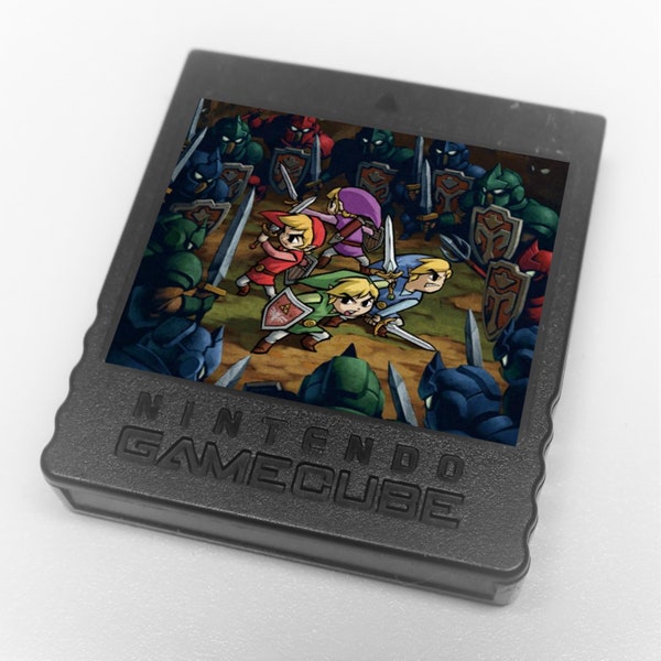 The Legend of Zelda: Four Swords Adventures - Custom Nintendo GameCube Memory Card Sticker