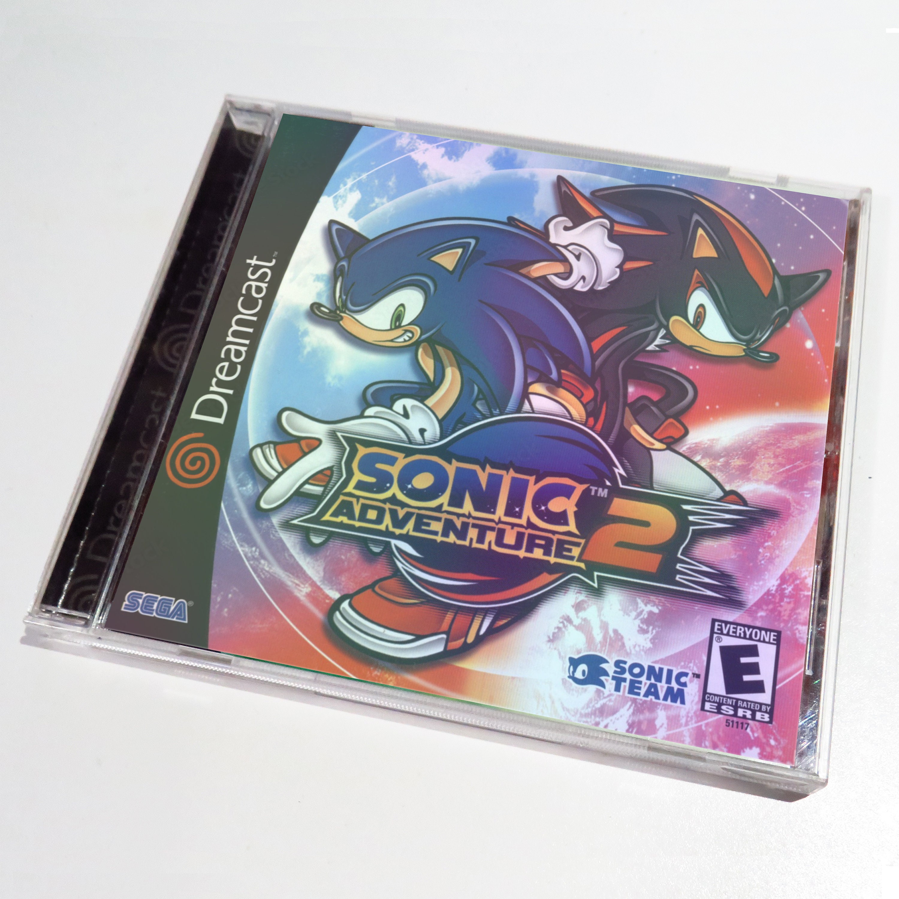 Sonic Adventure 2 - Custom SEGA Dreamcast Holographic Cover