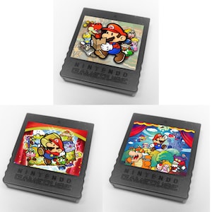 Custom Paper Mario: The Thousand Year Door Nintendo GameCube Memory Card Stickers