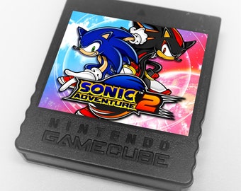 Custom Sonic Adventure 2: Battle Nintendo GameCube Memory Card Stickers - You Pick!