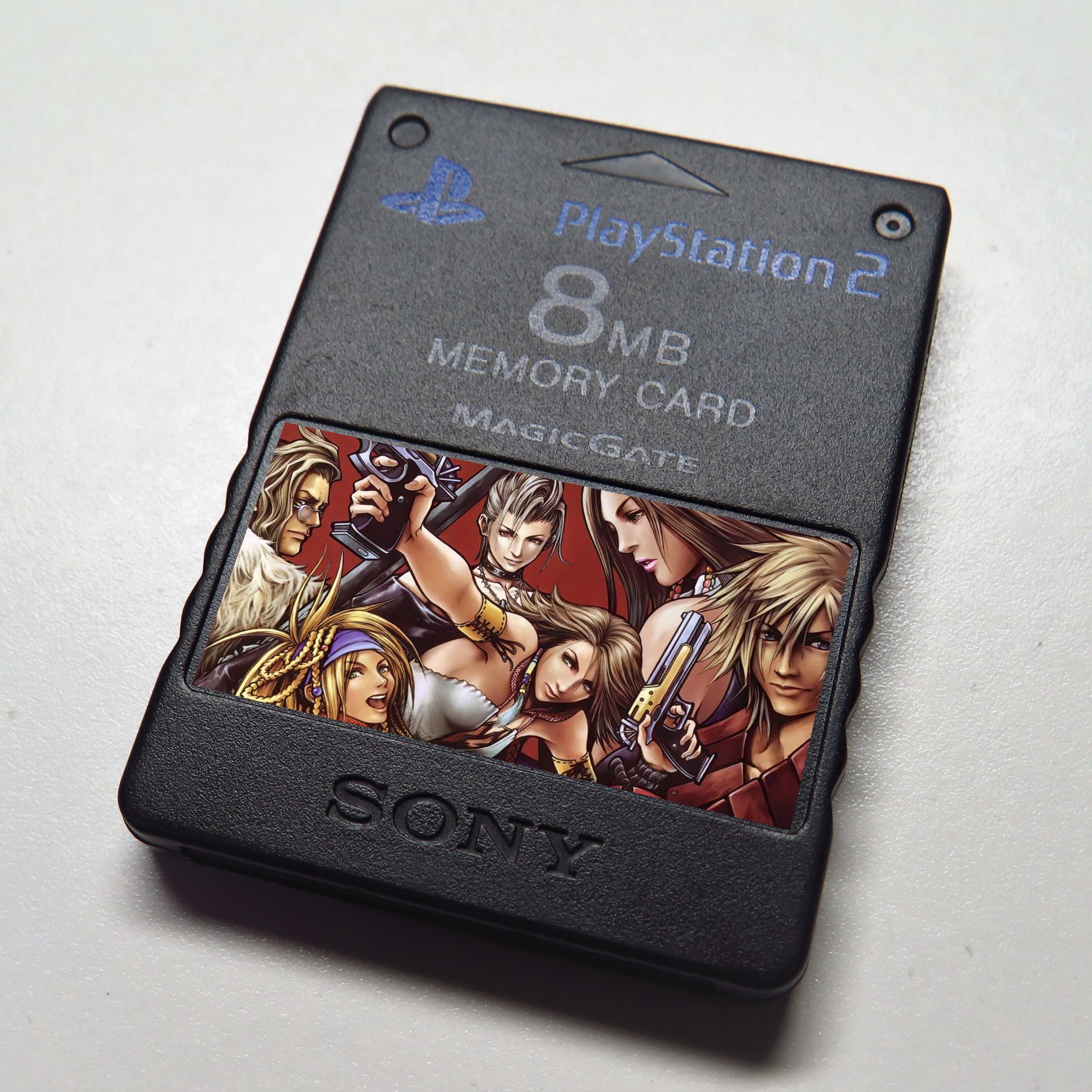 FINAL FANTASY X-2 MEMORYCARD 8MB Custom Final Fantasy Playstation