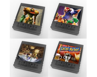 Custom Nintendo (Metroid Prime, F-Zero, Fire Emblem, Chibi Robo, Doshin, Batallion) Nintendo GameCube Memory Card Stickers - Catalog #4