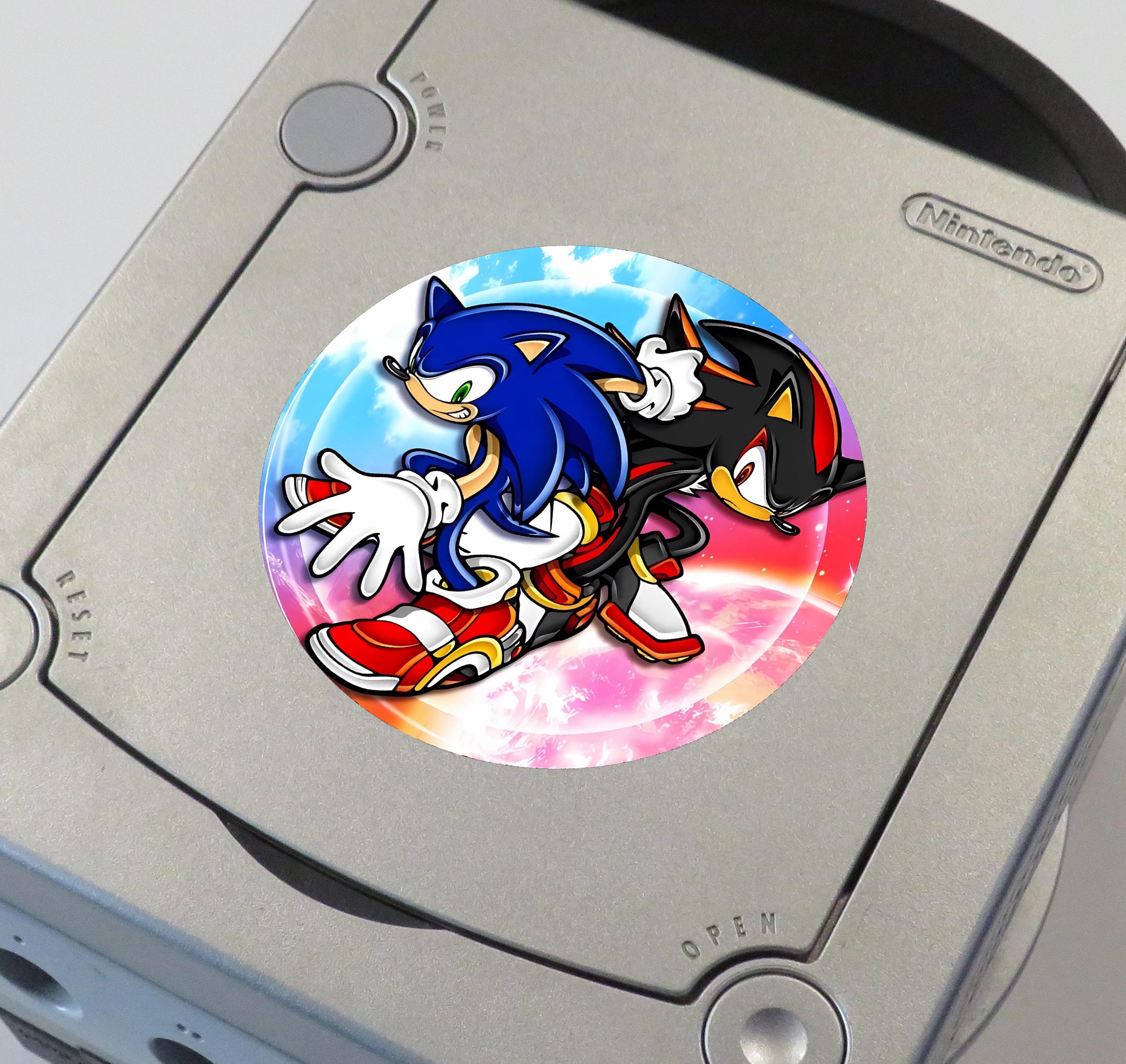 Gamecube Customization Sticker Custom Sonic Sonic the Hedgehog (sonic Adventure, Heroes, Shadow, Mega ...