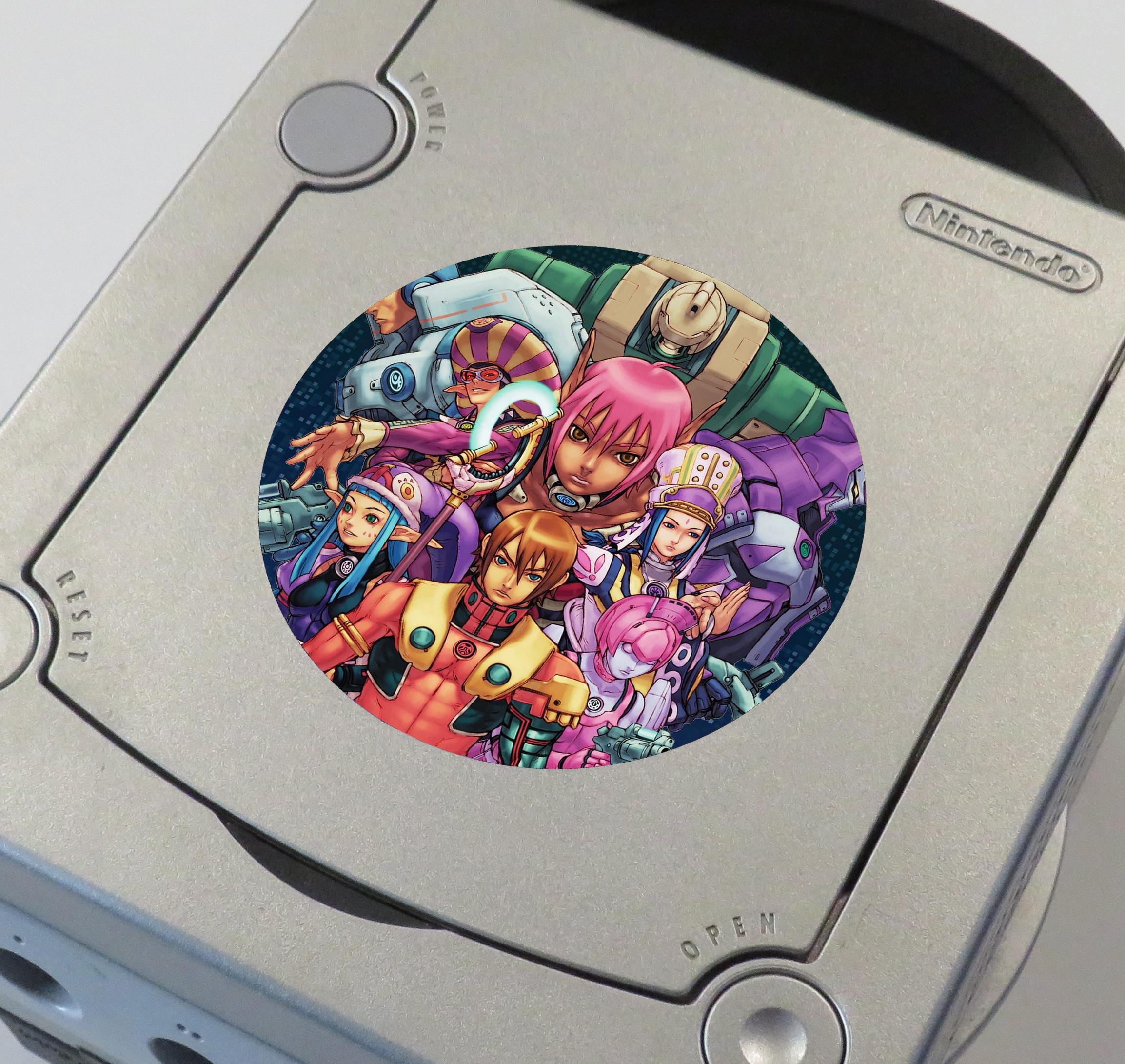 Gamecube Customization Sticker Custom Misc SEGA (phantasy Star Online, Super Monkey Ball, Skies of ...