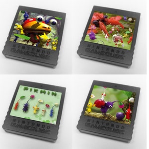 Custom Pikmin Nintendo GameCube Memory Card Stickers