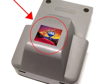 Custom Misc All-Stars (Cruis'n Series, BattleTanx, Ridge Racer, Paperboy, Vigilante 8) Nintendo 64 (N64) Rumble Pak Stickers