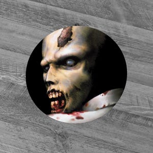 Anpassade Resident Evil och Dino Crisis 3 i runda skräckklistermärken - Lady Dimitrescu, Ada Wong, Utbrott, Revelations, By, Biohazard Resident Evil DC
