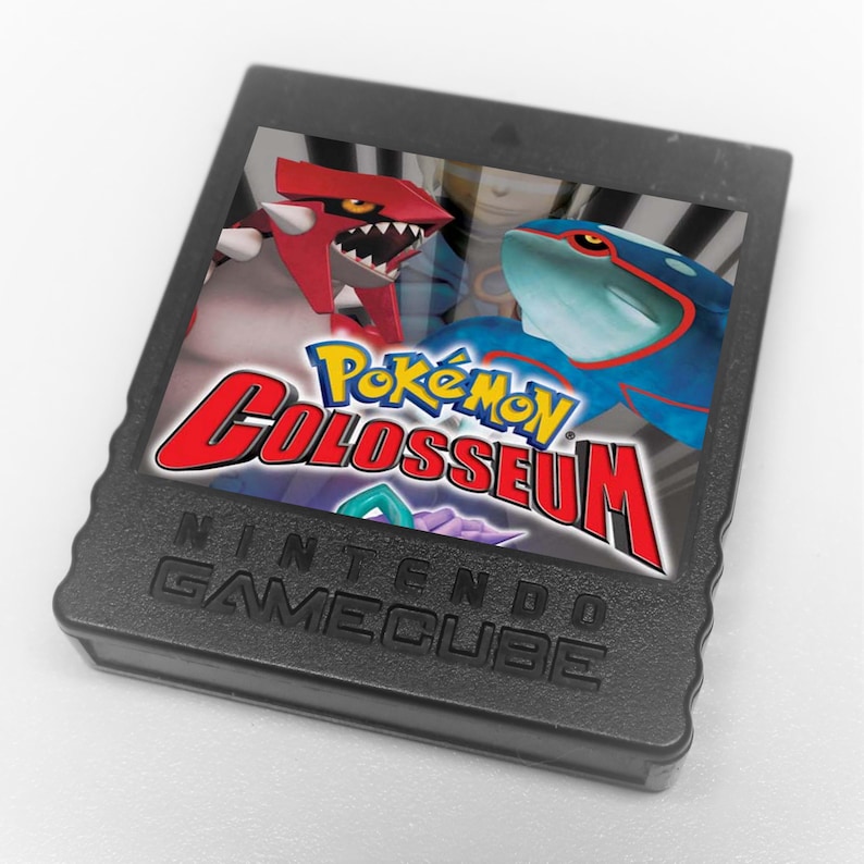 Gamecube Customization Sticker Custom Pokemon Nintendo Gamecube Memory Card Stickers - Etsy