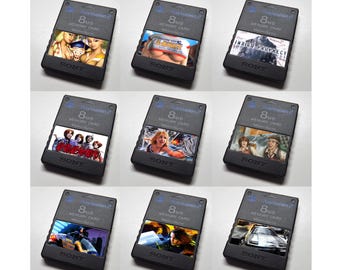 Custom Misc All-Stars (Leisure Suit Larry, Disaster Report, Extreme-G) PlayStation 2 (PS2) Memory Card Stickers - Catalog #5 - You Pick!