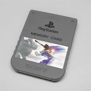 Custom Misc Square Enix (Parasite Eve, Bushido Blade, Einhander) PlayStation 1 (PS1) Memory Card Stickers - Catalog #2 - You Pick! Einhander