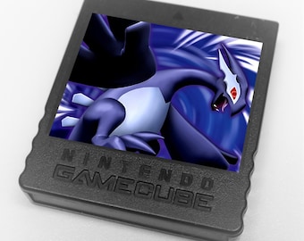 Custom Pokemon Nintendo GameCube Memory Card Stickers
