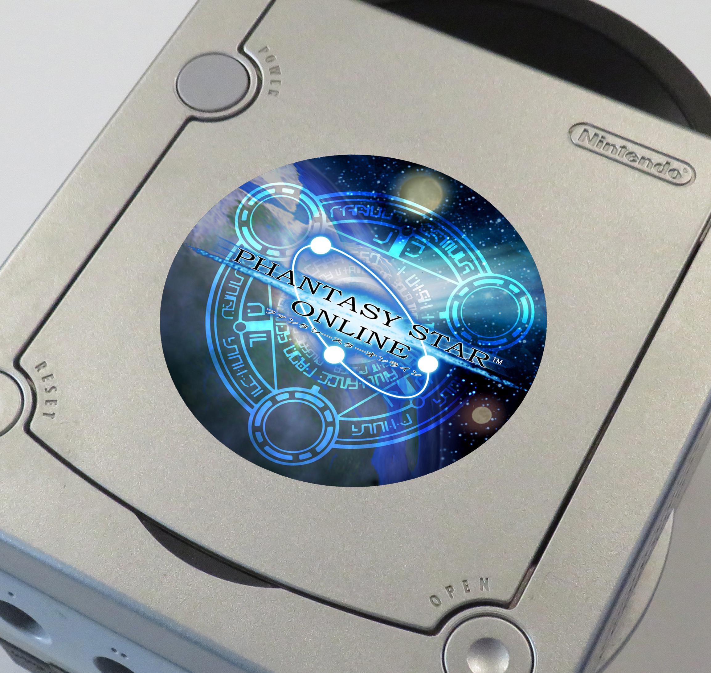 Gamecube Customization Sticker Custom Misc SEGA (phantasy Star Online, Super Monkey Ball, Skies of ...