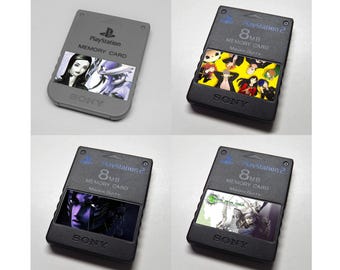 Custom Persona and Shin Megami Tensei PlayStation Memory Card Stickers - You Pick!