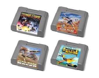 Custom Star Wars Nintendo 64 (N64) Memory Card and Rumble Pak Stickers - You Pick!