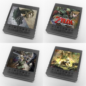 Custom The Legend of Zelda: Twilight Princess Nintendo GameCube Memory Card Stickers