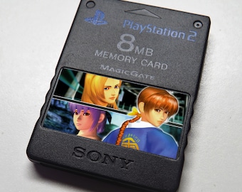 Custom Dead or Alive PlayStation Memory Card Stickers - You Pick!