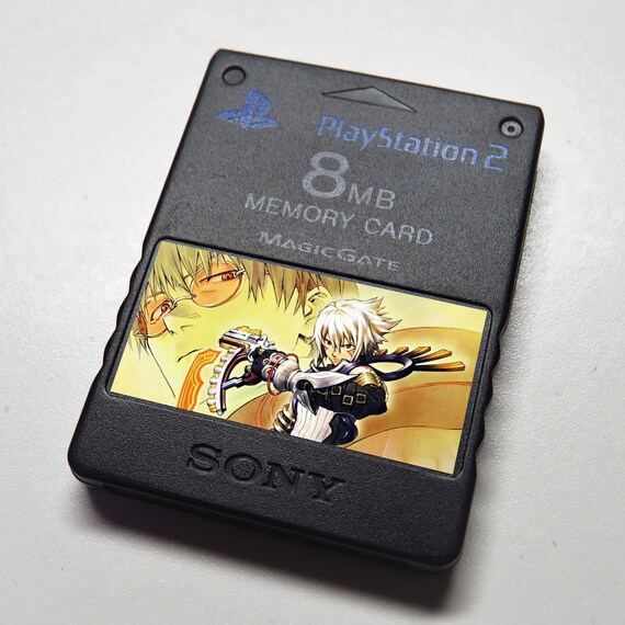 Custom .hack Playstation 2 (PS2) Memory Card Stickers - You Pick
