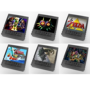 Personalisierte The Legend of Zelda (Ocarina, Majora, Wind Waker, Twilight Princess) Nintendo GameCube Memory Card Aufkleber - Wähle Deine Wahl!