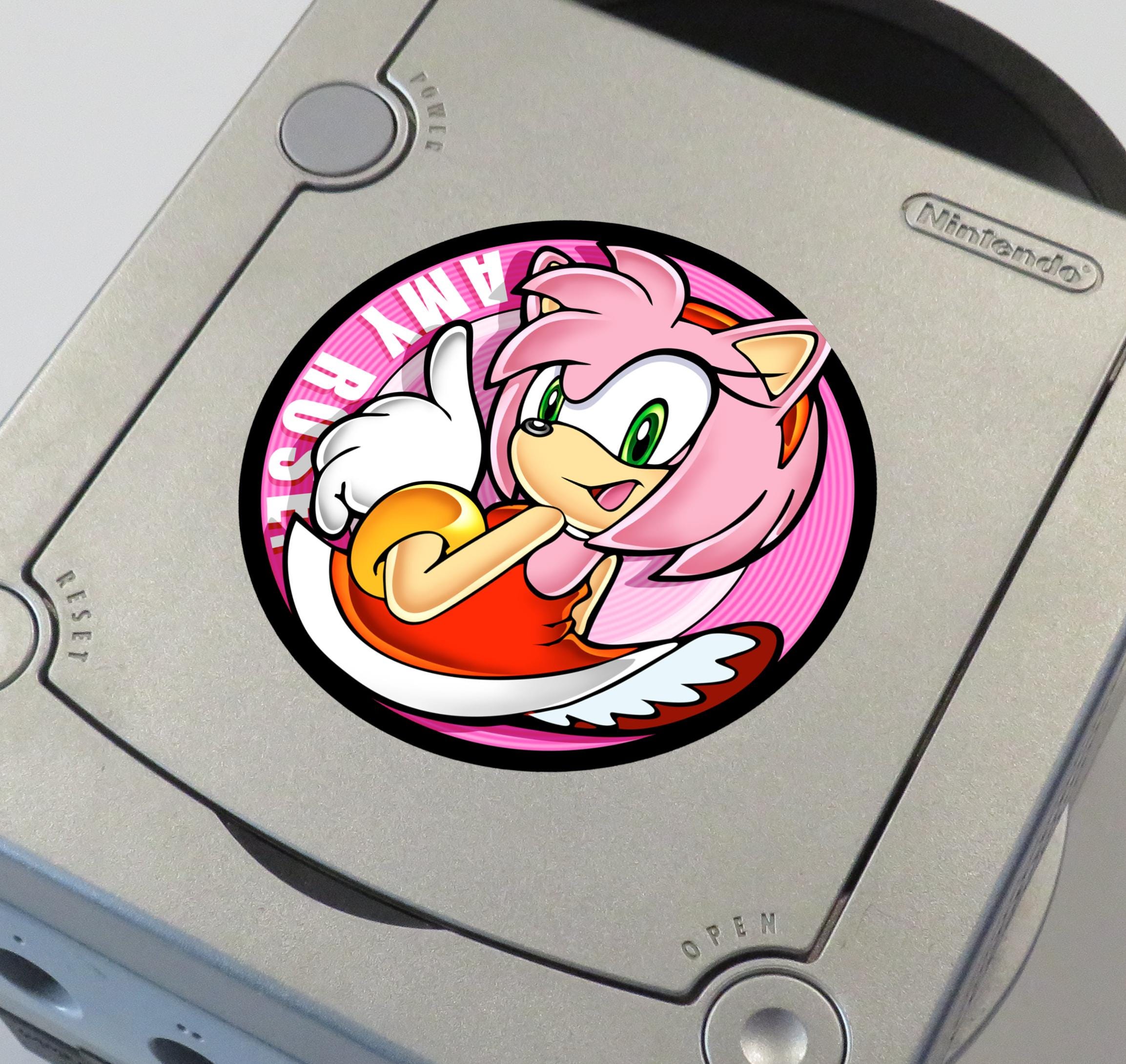 Gamecube Customization Sticker Custom Sonic Sonic the Hedgehog (sonic Adventure, Heroes, Shadow, Mega ...