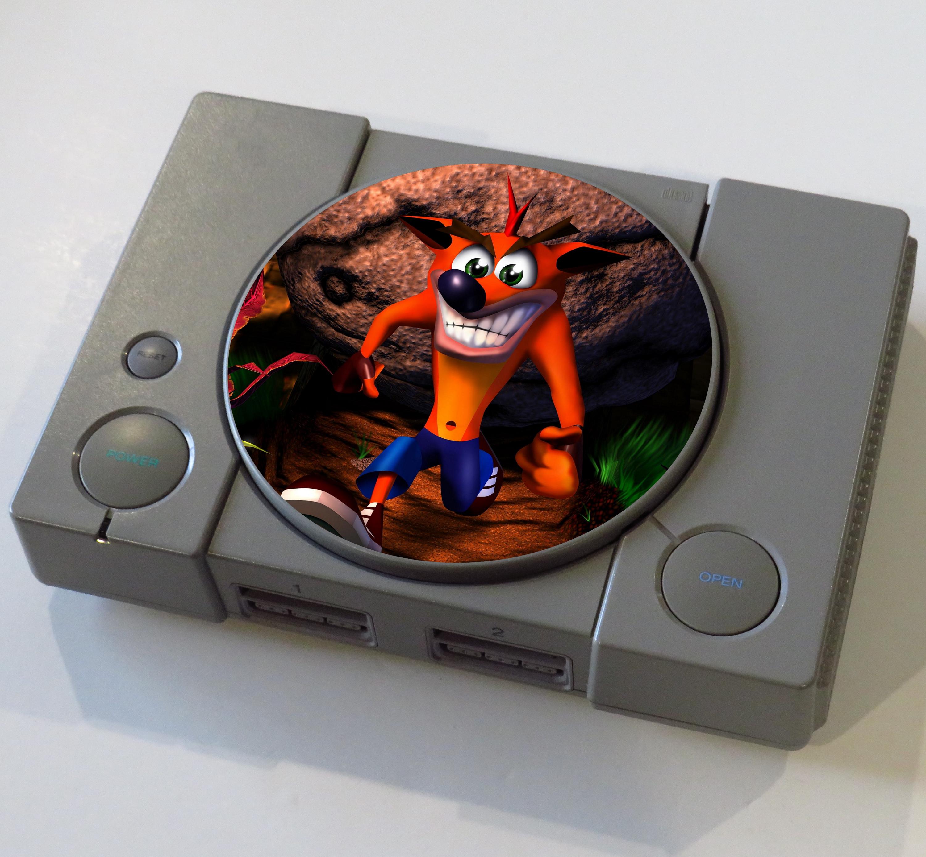 Ps1 Sticker Custom Playstation (PS1) Console Lid Stickers (crash Bandicoot, Final ...