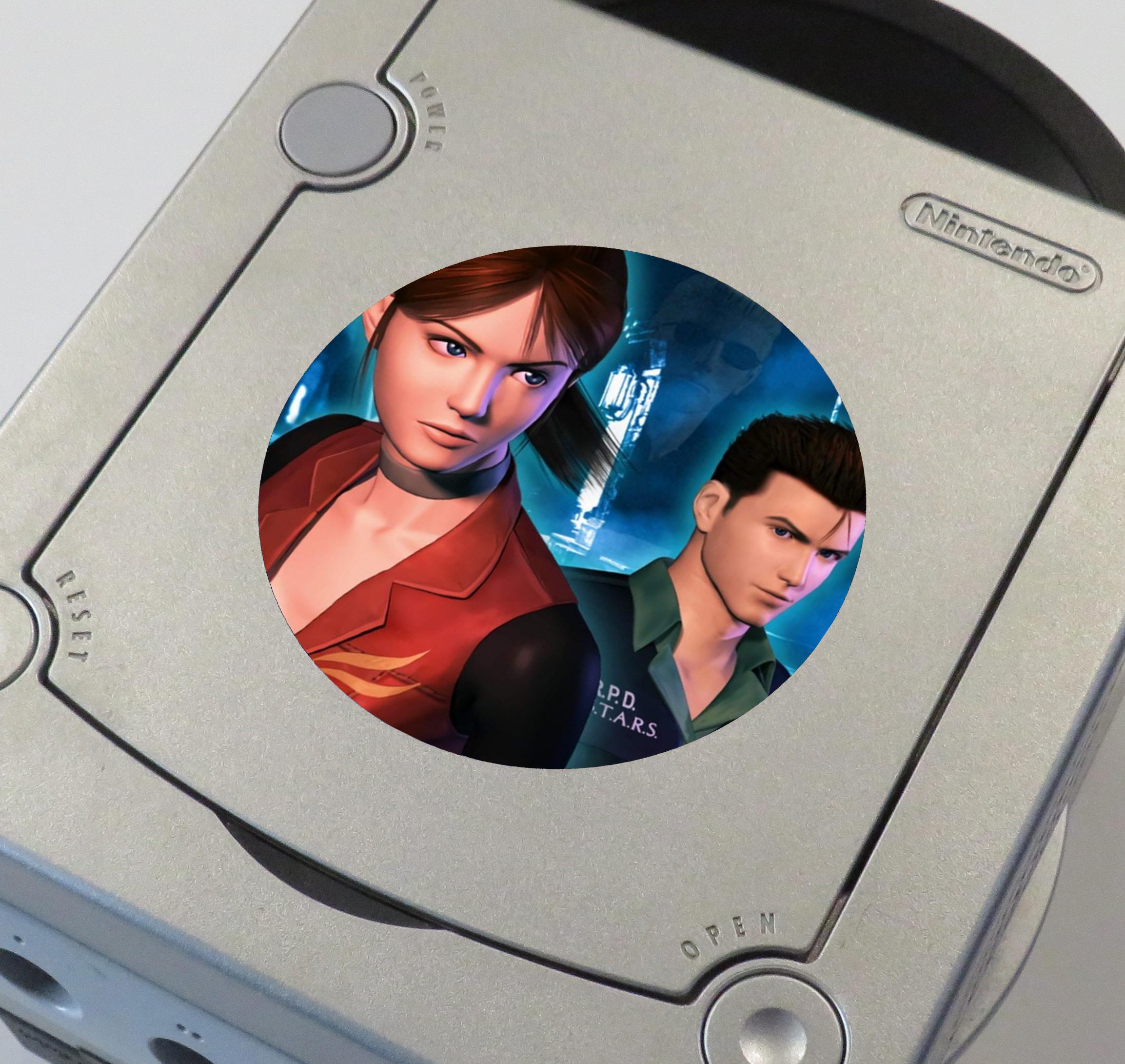 Gamecube Customization Sticker Custom Resident Evil, Mega Man, and Viewtiful Joe Nintendo Gamecube ...