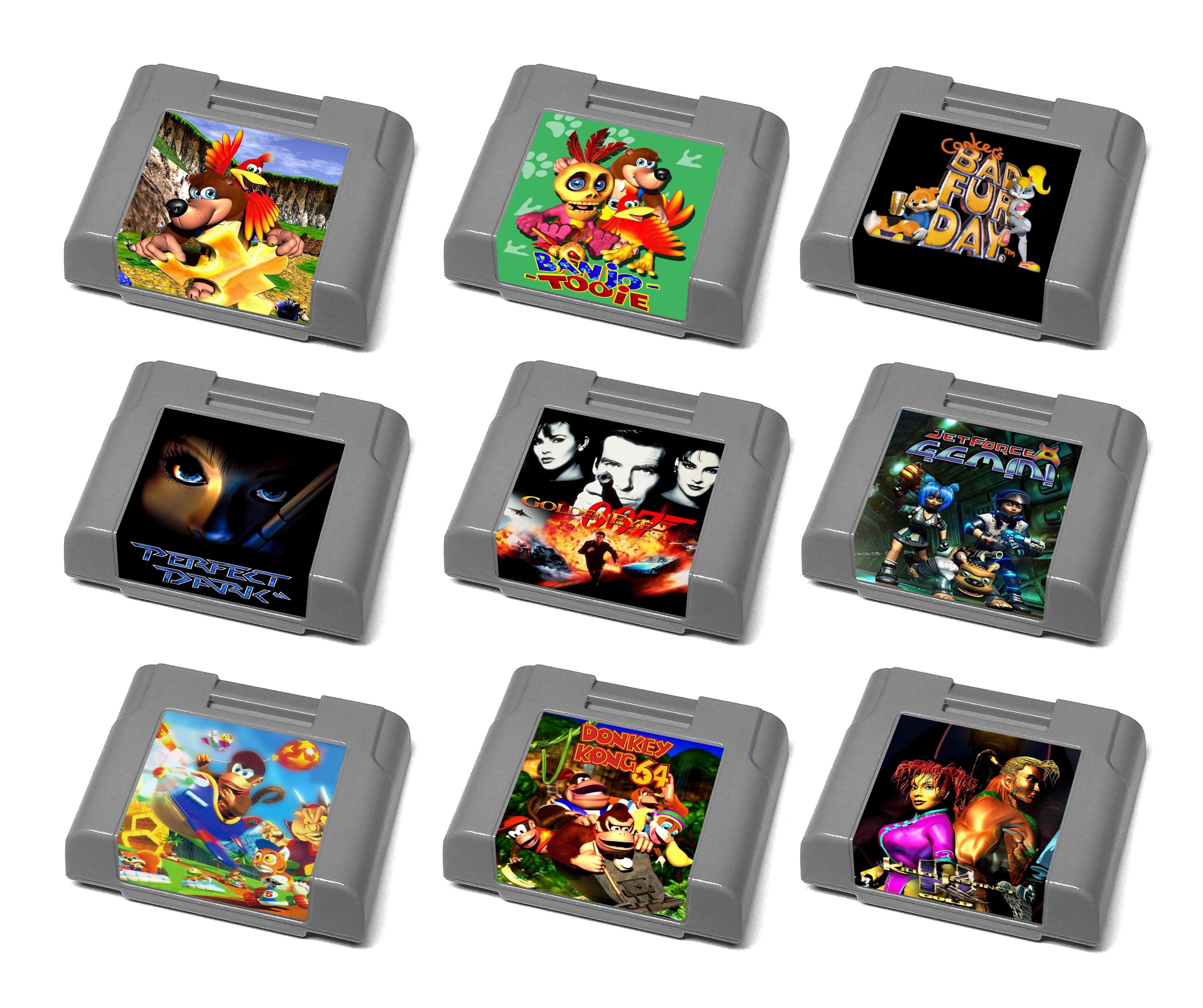 Custom RareWare Nintendo 64 (N64) Memory Card Stickers - You Pick!