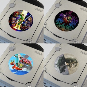 Custom The Legend of Zelda Nintendo GameCube Console Jewel Stickers