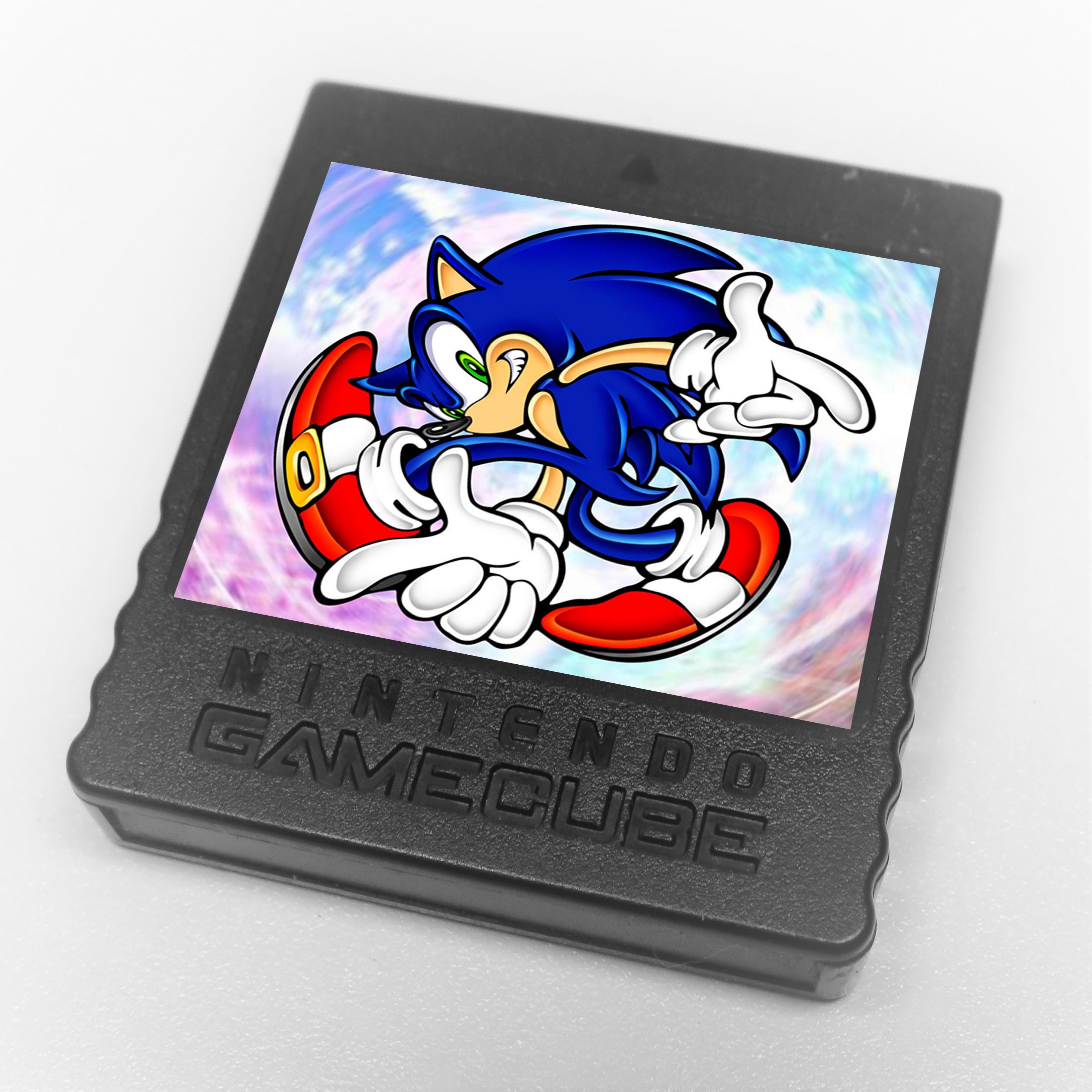 Gamecube Customization Sticker Custom Misc. Sonic the Hedgehog (sonic Adventure, Sonic Heroes, Shadow ...
