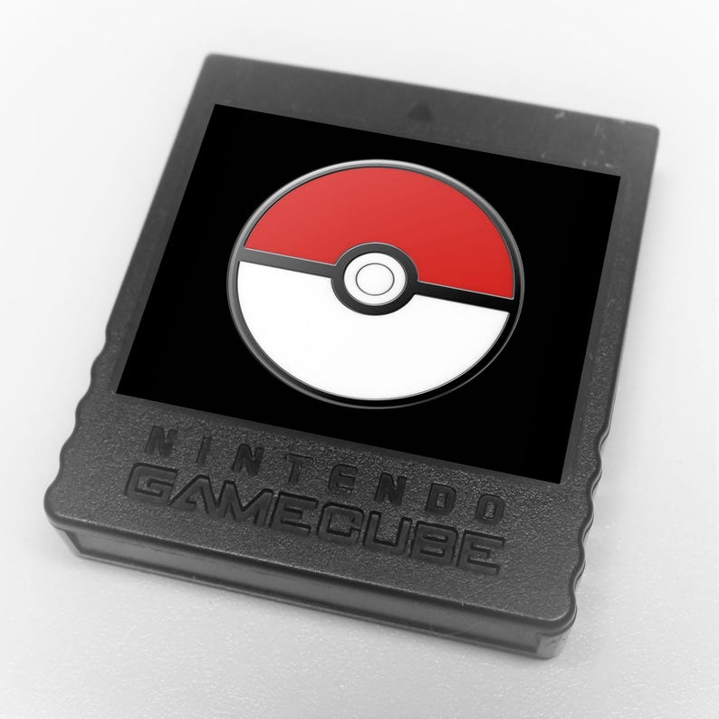 Gamecube Customization Sticker Custom Pokemon Nintendo Gamecube Memory Card Stickers - Etsy