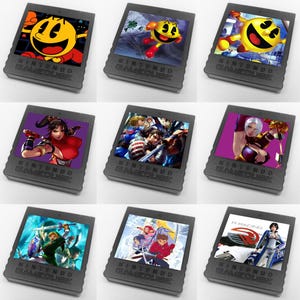 Custom Misc Namco (Pac-Man, SoulCalibur, Tales of Symphonia) Nintendo GameCube Memory Card Stickers - You Pick!